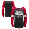 Outerstuff NFL Youth Girls Atlanta Falcons Burnout Long Sleeve T-Shirt