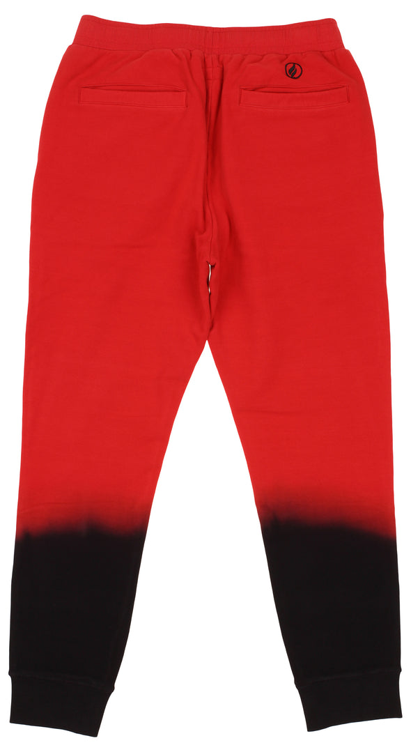 FISLL NBA Men's Toronto Raptors Black Dipdye Jogger, Red