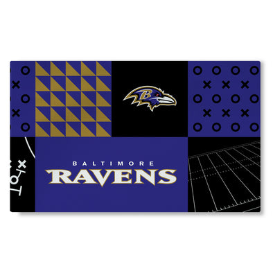 Northwest NFL Baltimore Ravens Colorblock Washable Area Living Rug, 36" X 60"