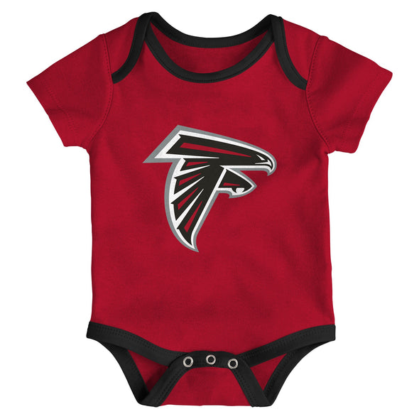 Outerstuff NFL Infant Atlanta Falcons Champ 3-Pack Bodysuit Set