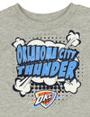 Outerstuff NBA Toddler Oklahoma City Thunder Short Sleeve Tee, Gray