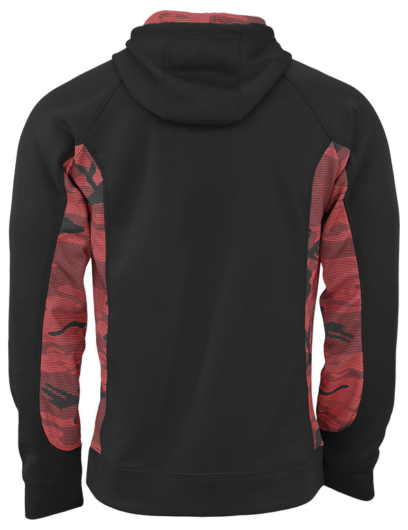 Zubaz NFL Men's Atlanta Falcons Elevated Hoodie With Camo Lines