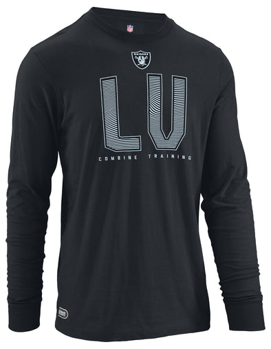 Outerstuff NFL Men's Las Vegas Raiders Record Setter Long Sleeve Tee