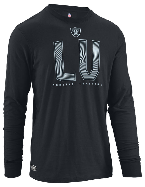 Outerstuff NFL Men's Las Vegas Raiders Record Setter Long Sleeve Tee
