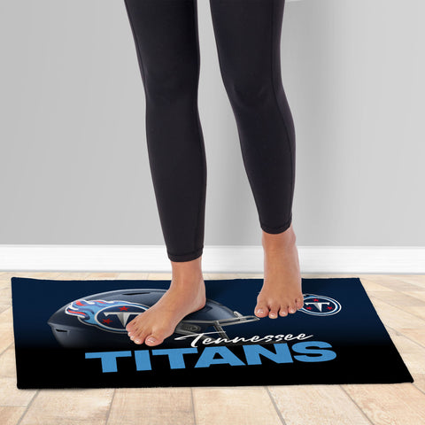 Northwest NFL Tennessee Titans Headspace Washable Area Floor Rug, 20" x 32"
