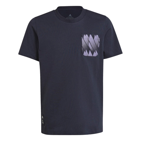 Adidas Youth Boys Real Madrid Graphic Tee, Night Navy