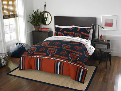 Northwest NFL Chicago Bears Rotary Queen Bed in Bag Set