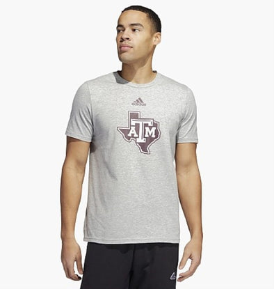 Adidas Men's NCAA Texas A&M Aggies Amplifier Short Sleeve T-Shirt