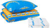 Northwest NFL Los Angeles Chargers Rotary Twin Bed in Bag Set