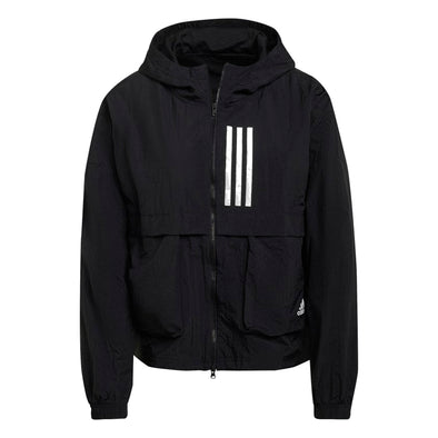 Adidas Women's Sportswear W.N.D Windbreaker, Black