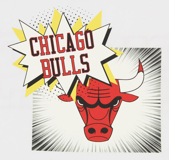 FISLL NBA Chicago Bulls Women's Comic Book Crop Tee Shirt