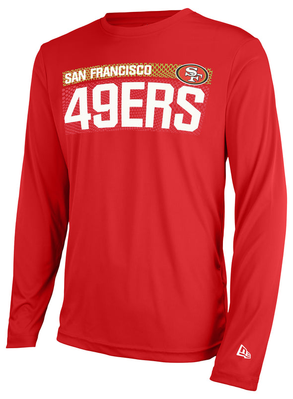 New Era NFL Men's San Francisco 49ers Blitz Long Sleeve Performance Tee