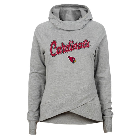 Outerstuff NFL Youth Girls Arizona Cardinals Legend Funnel Neck Hooded Sweashirt