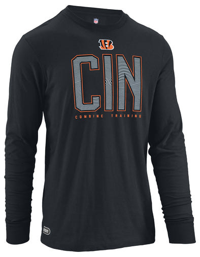 Outerstuff NFL Men's Cincinnati Bengals Record Setter Long Sleeve Tee