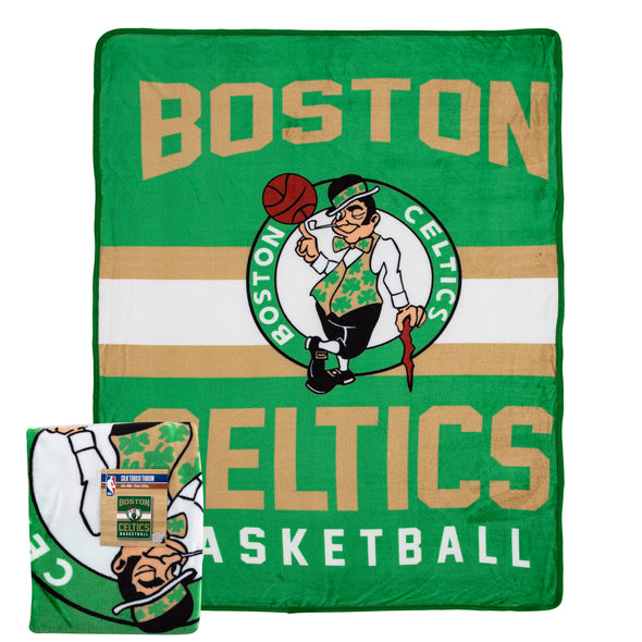 Northwest NBA Boston Celtics Singular  Silk Touch Throw Blanket, 45 X 60