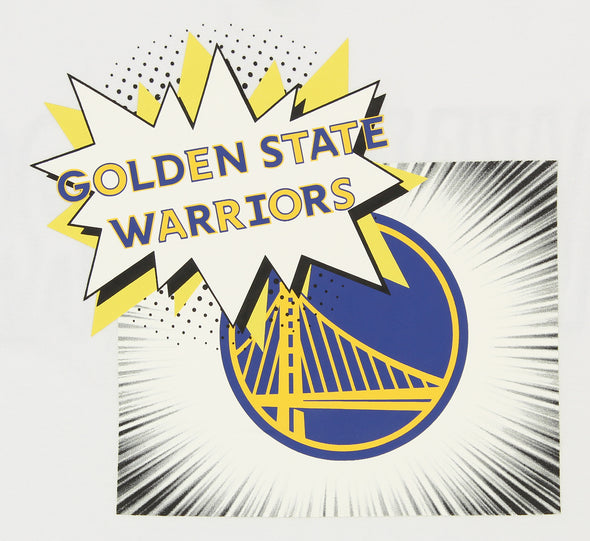 FISLL NBA Golden State Warriors Women's Comic Book Crop Tee Shirt