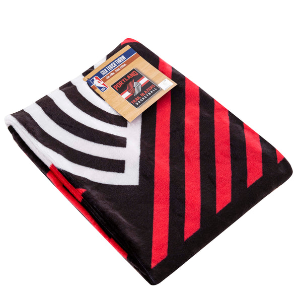 Northwest NBA Portland Trail Blazers Singular Silk Touch Throw Blanket, 45 X 60