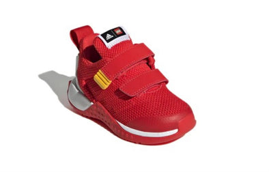 Adidas X LEGO Infant Sport Pro Shoes, Red/Cloud White