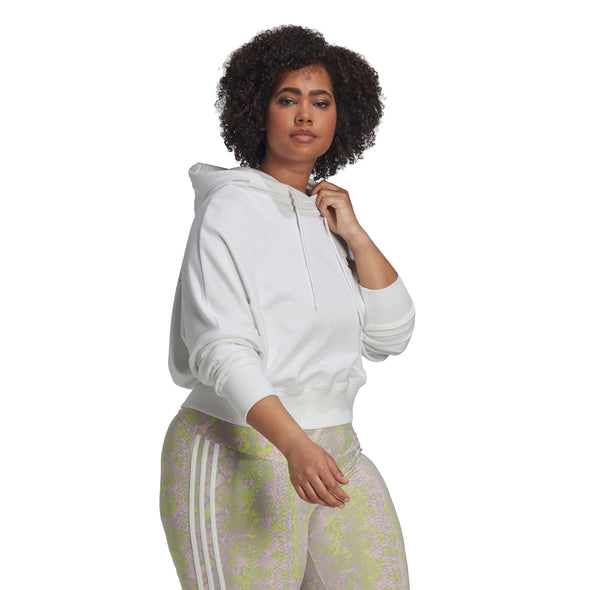 Adidas Originals Women's Cropped Hoodie, Plus Size