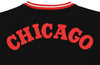 FISLL NBA Women's Chicago Bulls Croptop With Oversize Applique, Black