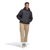 Adidas Men's Quilted Hoodie Sweatshirt, Black