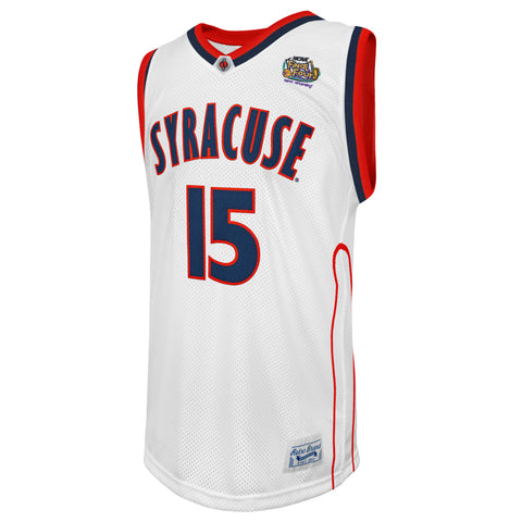 Original Retro Brand NCAA Men's Syracuse Orange #15 Carmelo Anthony Tackle Twill Jersey, White
