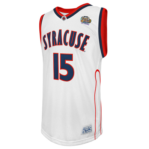 Original Retro Brand NCAA Men's Syracuse Orange #15 Carmelo Anthony Tackle Twill Jersey, White
