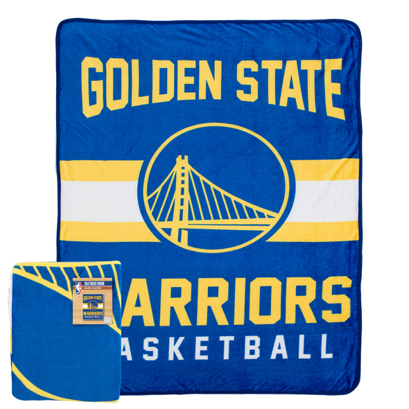 Northwest NBA Golden State Warriors Singular Silk Touch Throw Blanket, 45 X 60