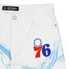 FISLL NBA Men's Philadelphia 76ers Distressed Denim Jeans