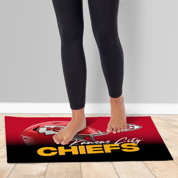 Northwest NFL Kansas City Chiefs Headspace Washable Area Floor Rug, 20" x 32"