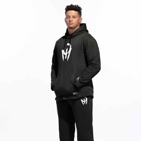 Adidas Men's Mahomes Graphic Hoodie, Black/White