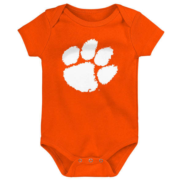 Outerstuff NCAA Infant Unisex Clemson Tigers Born to Be 3-Pack Bodysuit Set