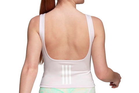 Adidas Women's Hyperglam AEROREADY Training Tank Top, Almost Pink