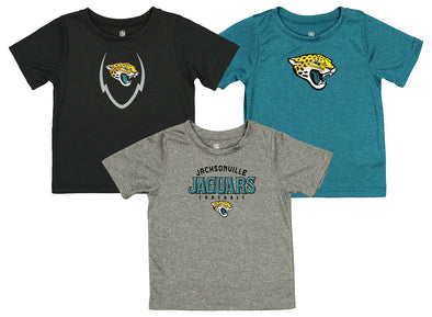 Outerstuff NFL Toddler Jacksonville Jaguars 3-Pack T-Shirt Set