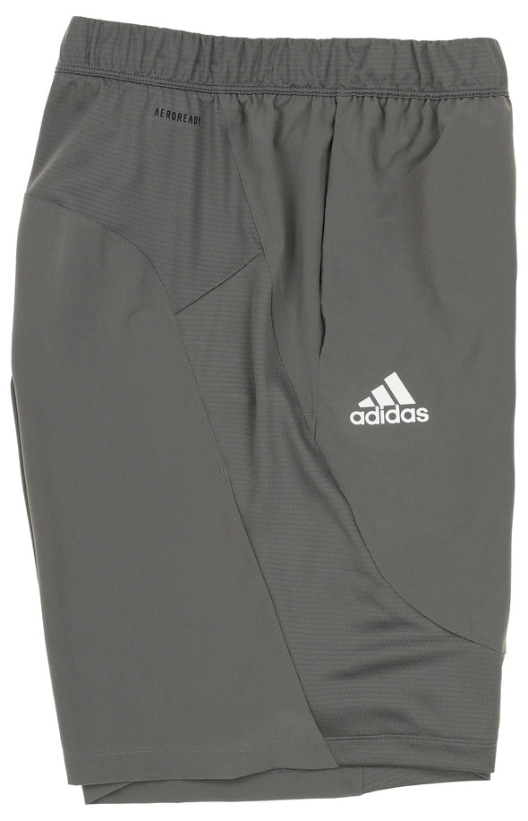 Adidas Men's Unlined Half Knit Shorts, Tegrfo/White