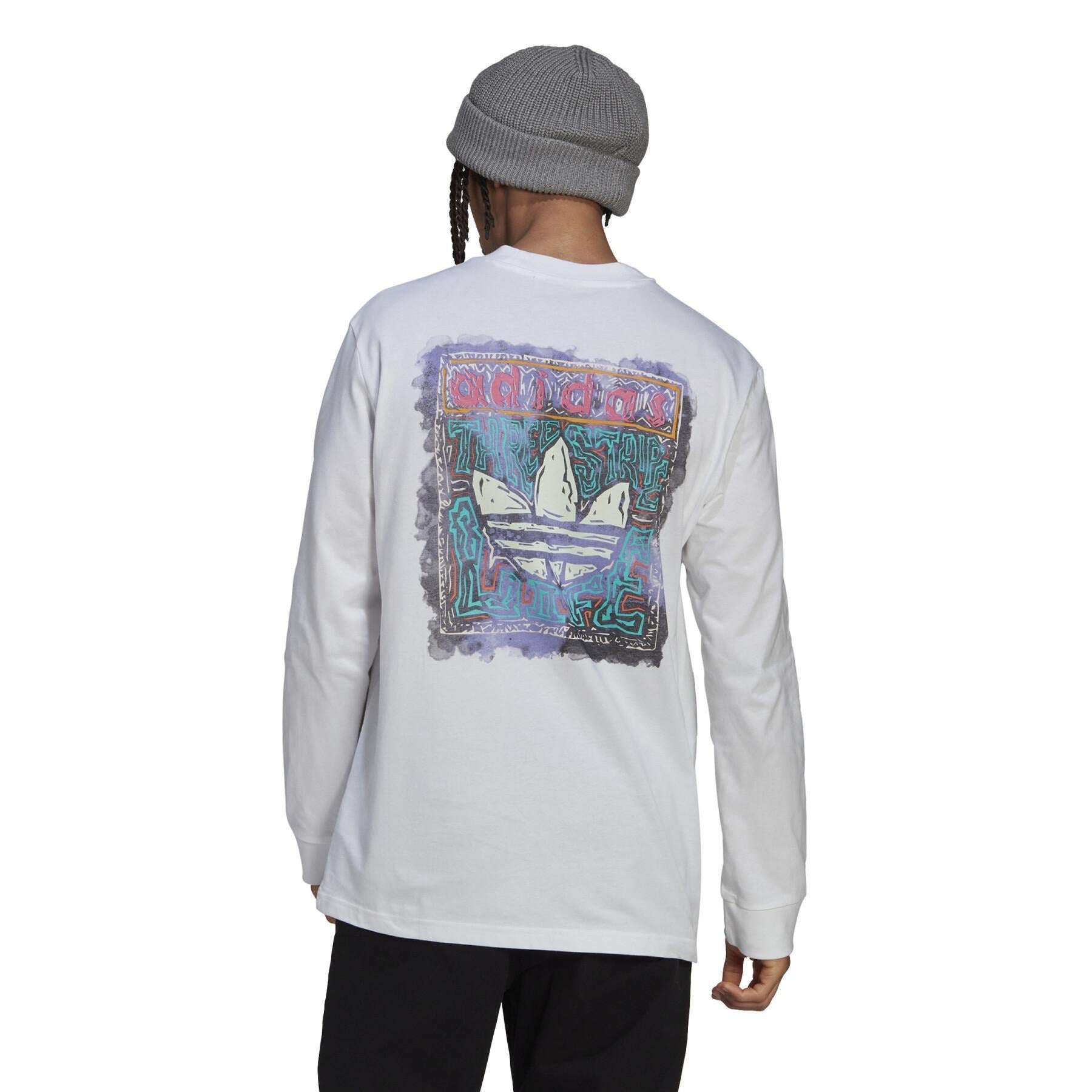 Adidas Originals Men's Long Sleeve Graphic Tee, Color Adidas Originals Men's Long Sleeve Graphic Tee, Color