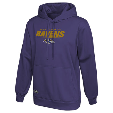 Outerstuff NFL Men's Baltimore Ravens Stated Pullover Fleece Hoodie