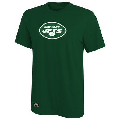 Outerstuff NFL Men's New York Jets Retro Primary Stadium Logo Tee