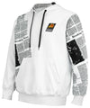 FISLL NBA Men's Phoenix Suns Newspaper Print Hoodie, White