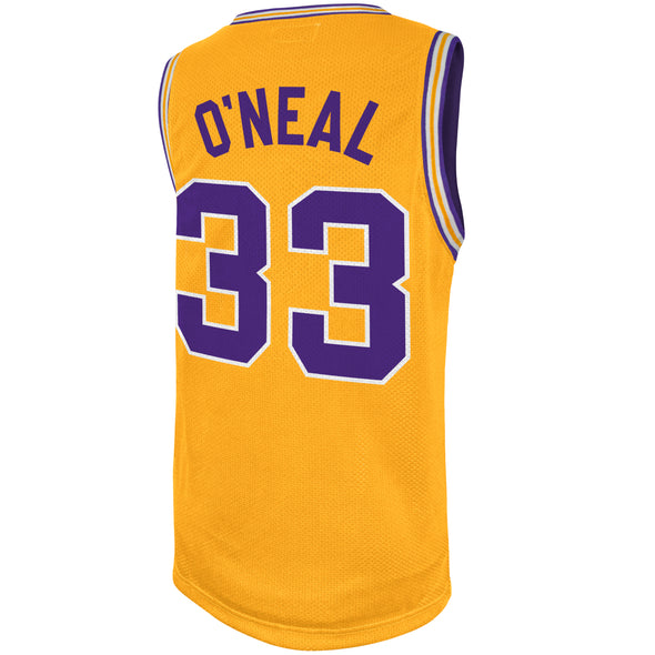 Original Retro Brand NCAA Men's LSU Tigers #33 Shaquille O'Neal Tackle Twill Jersey