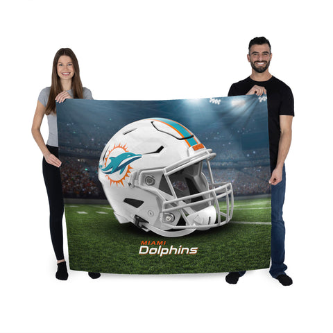 Northwest NFL Miami Dolphins Printed Wall Décor Hanging Pin Tapestry Indoor Banner
