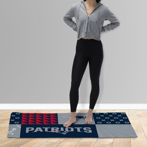 Northwest NFL New England Patriots Colorblock Washable Area Living Rug, 36" X 60"