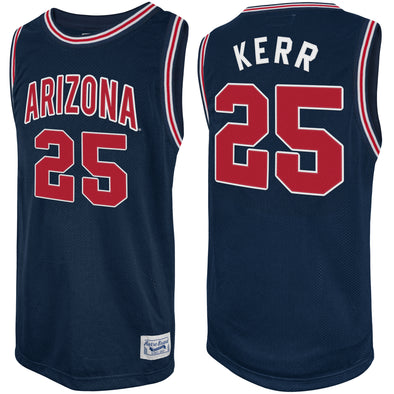 Original Retro Brand NCAA Men's Arizona Wildcats #25 Steve Kerr Tackle Twill Jersey