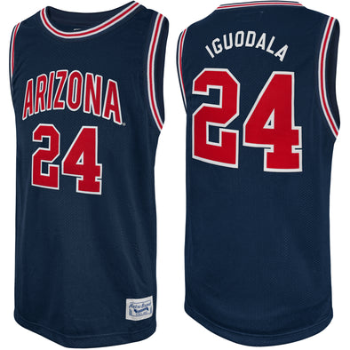 Original Retro Brand NCAA Men's Arizona Wildcats #24 Andre Iguodala Tackle Twill Jersey