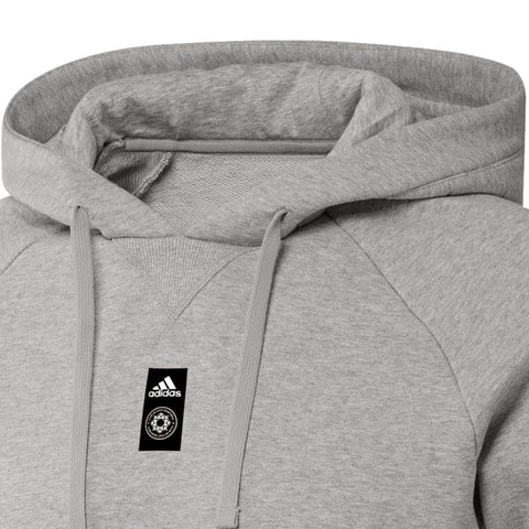 adidas MLS Men's CF Montreal Travel Hoodie Sweatshirt, Medium Grey Heather