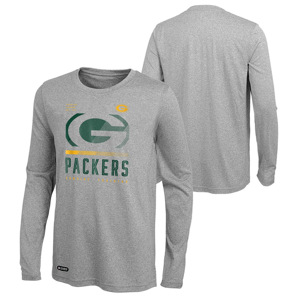 Outerstuff NFL Men's Green Bay Packers Red Zone Long Sleeve T-Shirt Top