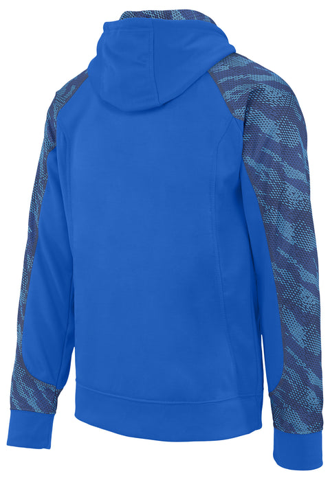 Zubaz NFL Indianapolis Colts Men's Elevated Logo Viper Hoodie