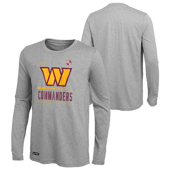 Outerstuff NFL Men's Washington Commanders Red Zone Long Sleeve T-Shirt Top