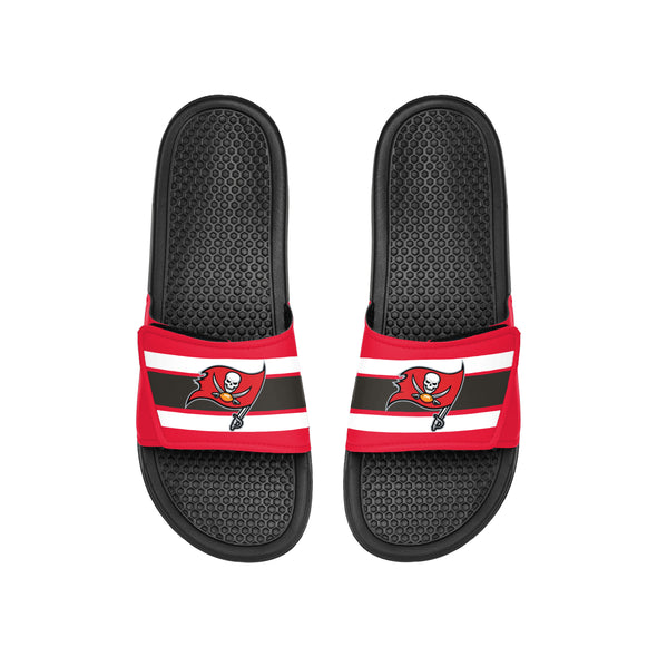 FOCO NFL Youth Tampa Bay Buccaneers Legacy Sport Slide Flip Flop Sandals