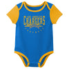 Outerstuff NFL Infant Unisex Los Angeles Chargers Variety 3-Pack Set